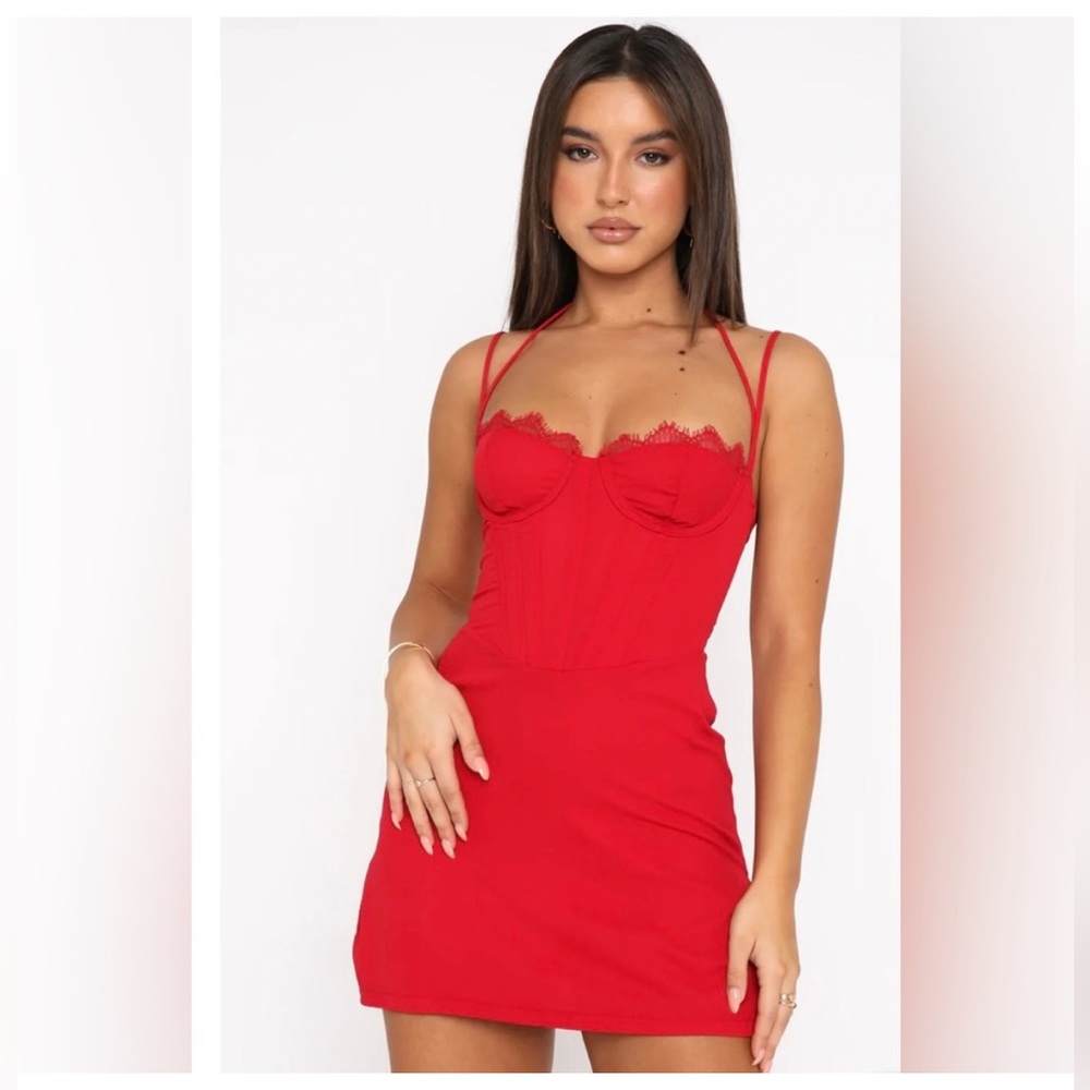 Move Along Mini Dress Red